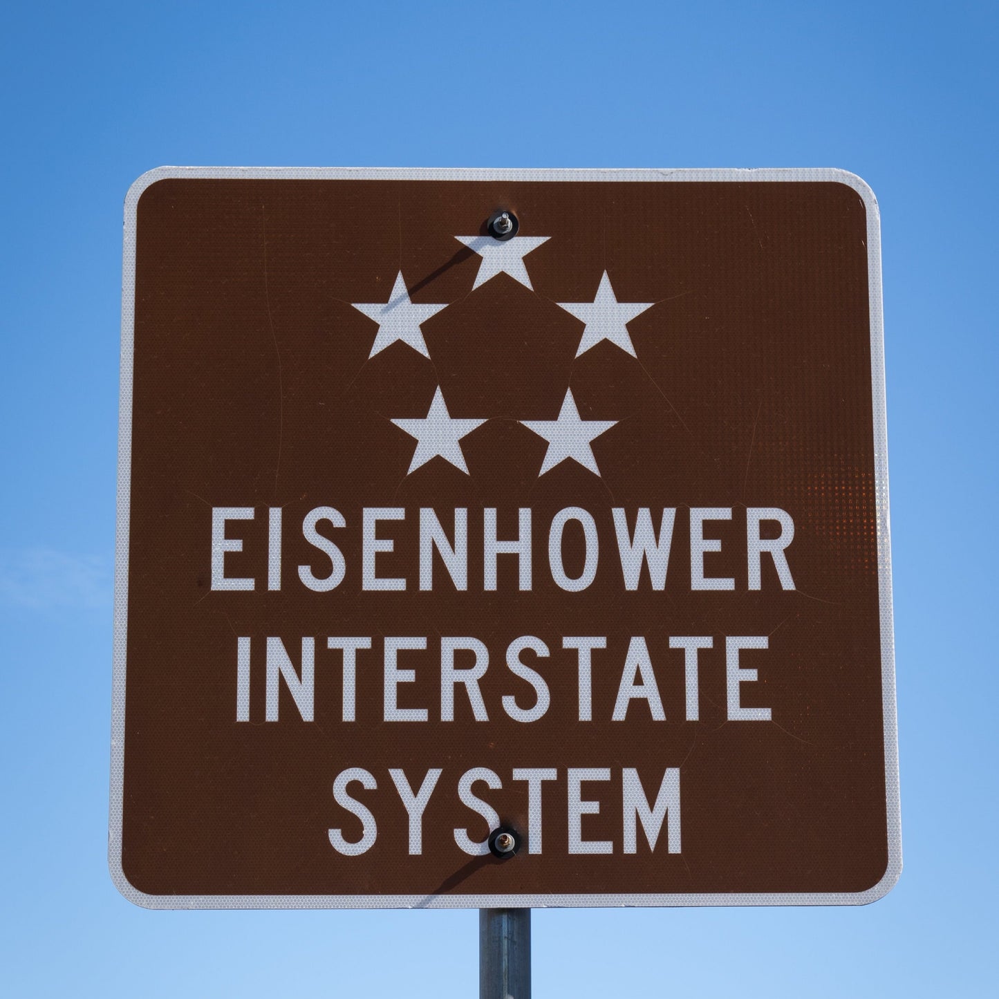 Brown EC Interstate Sign